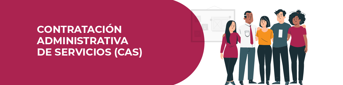 Banner de la Contratación Administrativa de Servicios (CAS)