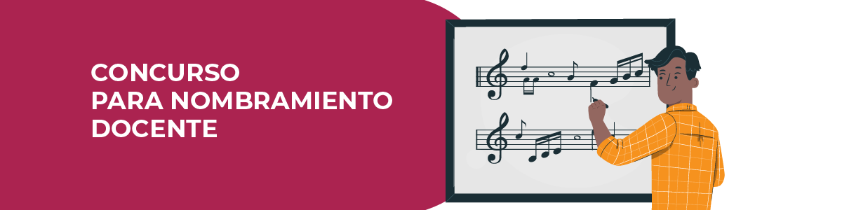 Banner del Concurso para Nombramiento Docente