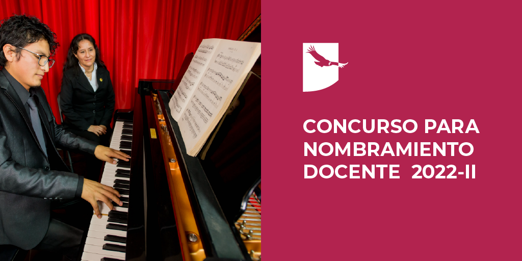 Banner del Cocurso para Nombramiento Docente 2022-II