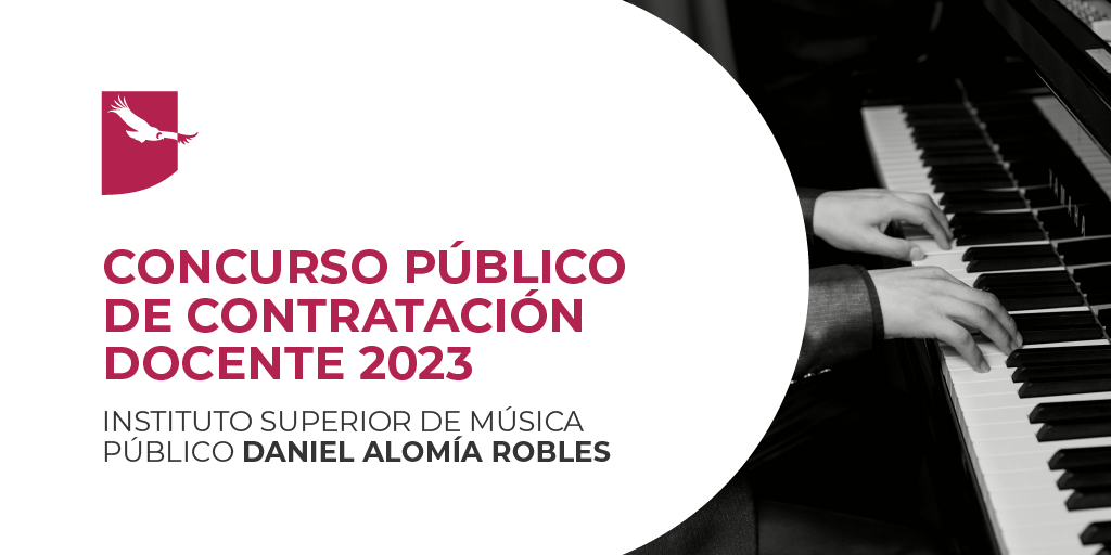 Banner del Concurso de Contratatación Docente 2023