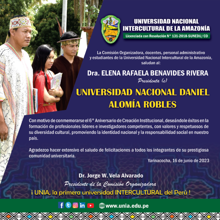 UNIA saluda a UNDAR-01