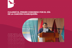 Banner de noticia: Culminó el Primer Congreso por el Día de la Canción Huanuqueña.
