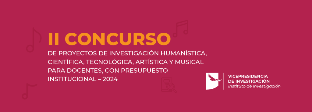 Banner del II Concurso de proyectos de investigación