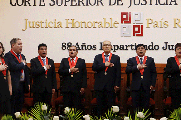 Banner de noticia: Fotos de la participación del Presidente de la Comisión Organizadora de la UNDAR en el aniversario del Poder Judicial