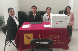 Banner de noticia: Fotos de las elecciones para los representantes del Comité de Seguridad y Salud en el Trabajo de la UNDAR