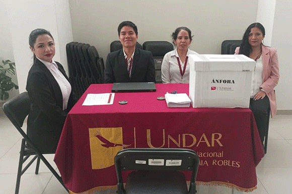 Banner de noticia: Fotos de las elecciones para los representantes del Comité de Seguridad y Salud en el Trabajo de la UNDAR