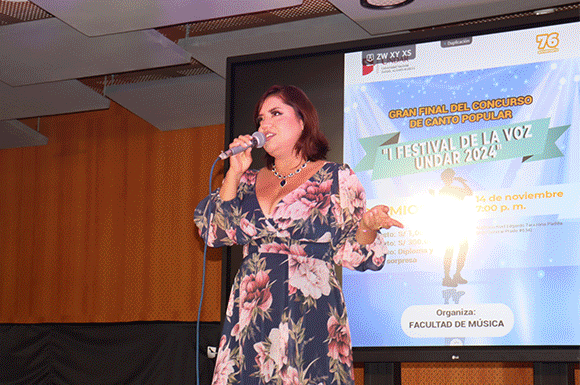 Banner de noticias: Fotos del Concurso de Canto Popular