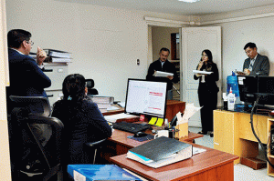 Banner de noticias: Fotos de las auditorías internas a los responsables de los medios de verificación para el licenciamiento institucional
