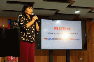 Banner de noticias: Fotos del Festival Concurso de canto en lenguas originarias