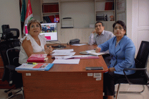 Banner de noticias: fotos de la instalación del comité de evaluación de docentes investigadores