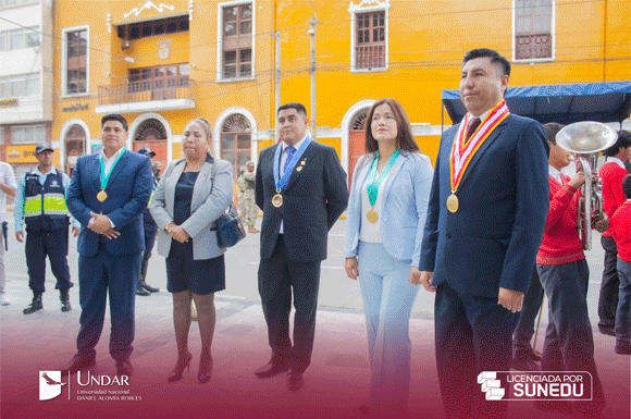 UNDAR CELEBRÓ SU 77.º ANIVERSARIO INSTITUCIONAL CON DESFILE CÍVICO EN LA PLAZA DE ARMAS DE HUÁNUCO