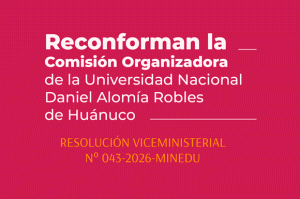 Banner de noticias: Comisión organizadora