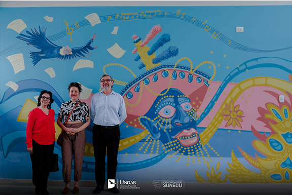 UNDAR PRESENTÓ MURAL ARTÍSTICO CULTURAL QUE FORTALECE LA IDENTIDAD Y EXPRESIÓN ARTÍSTICA UNIVERSITARIA
